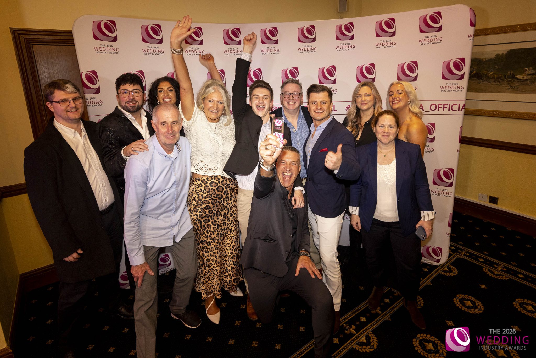 The Glewstone Court team at The Wedding Industry Awards